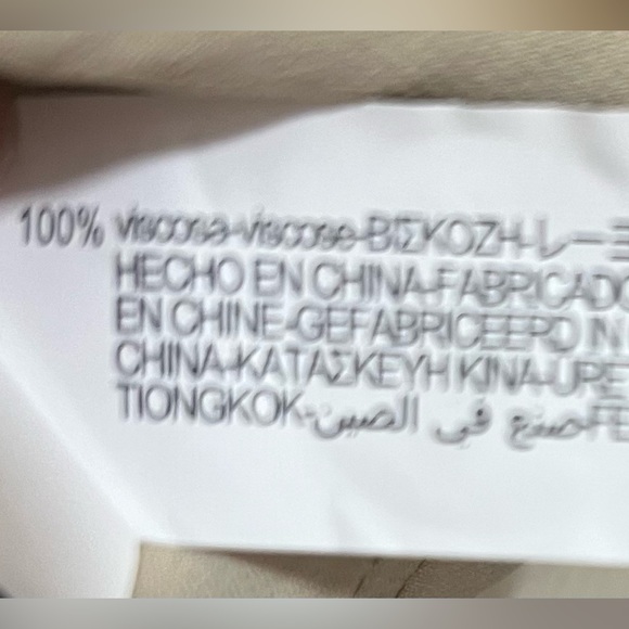 NWT Zara Jacket adjustable hem tan brown drawstring button front women’s S - Picture 8 of 9